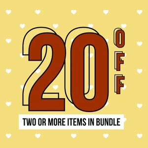Get 20% off any two items in the closet!